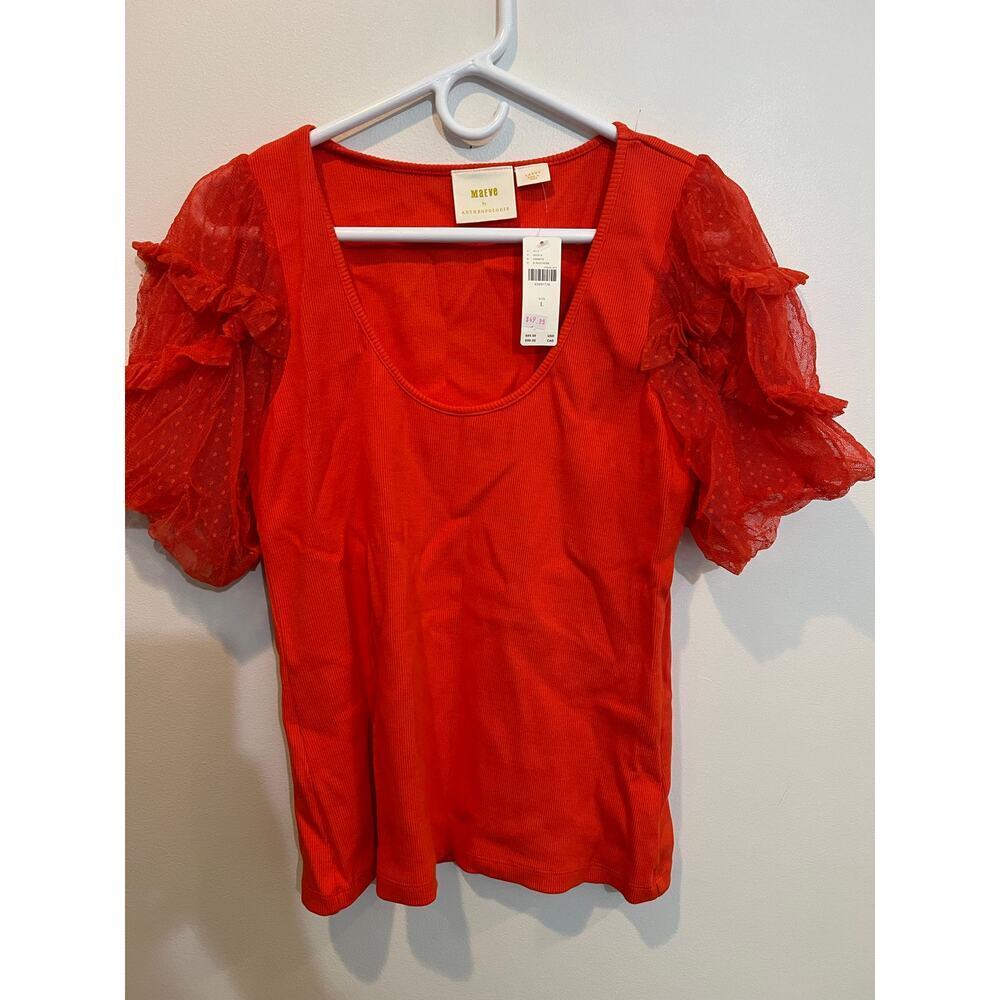 NWT- Anthropology Top retail: $90 - Picture 3 of 5
